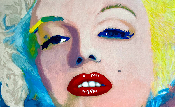 Marilyn on  a sunny day; Original-Farbseriegrafie; 67 x 105 cm - Galerie Wroblowski